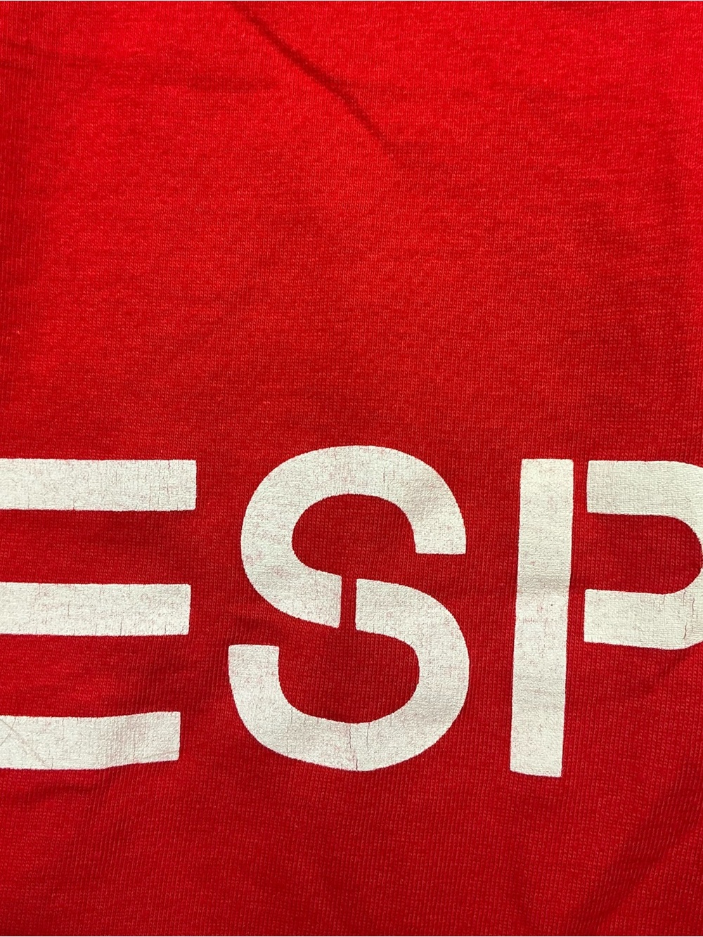Vintage Esprit Sport 90s sleeveless T-shirt size large USA made - Picture 2 of 5